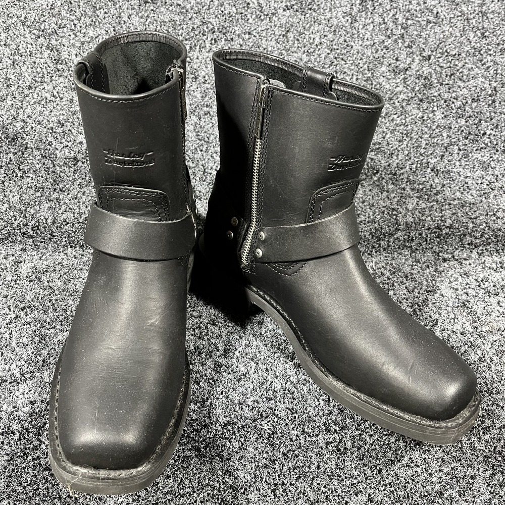 Harley-Davidson Men's El Paso Harness Leather Motorcycle Boots